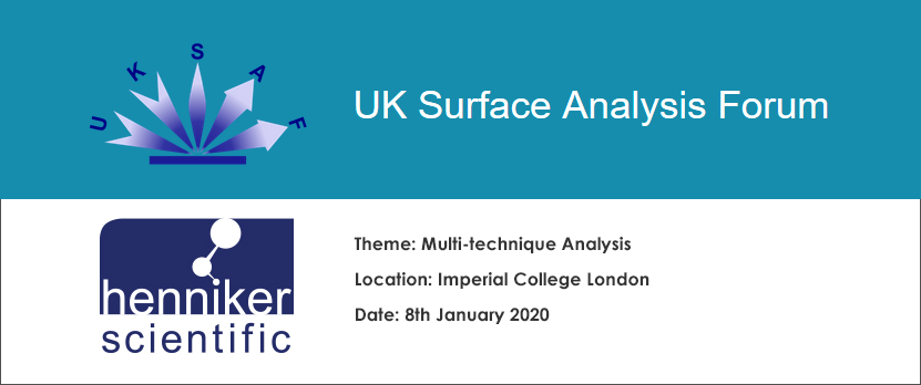UK Surface Analysis Forum Henniker Scientific Event 2020