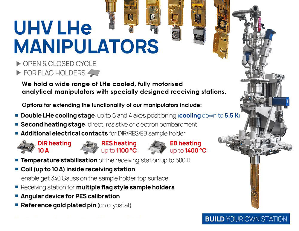 Hen Scientific - UHV LHe Manipulators